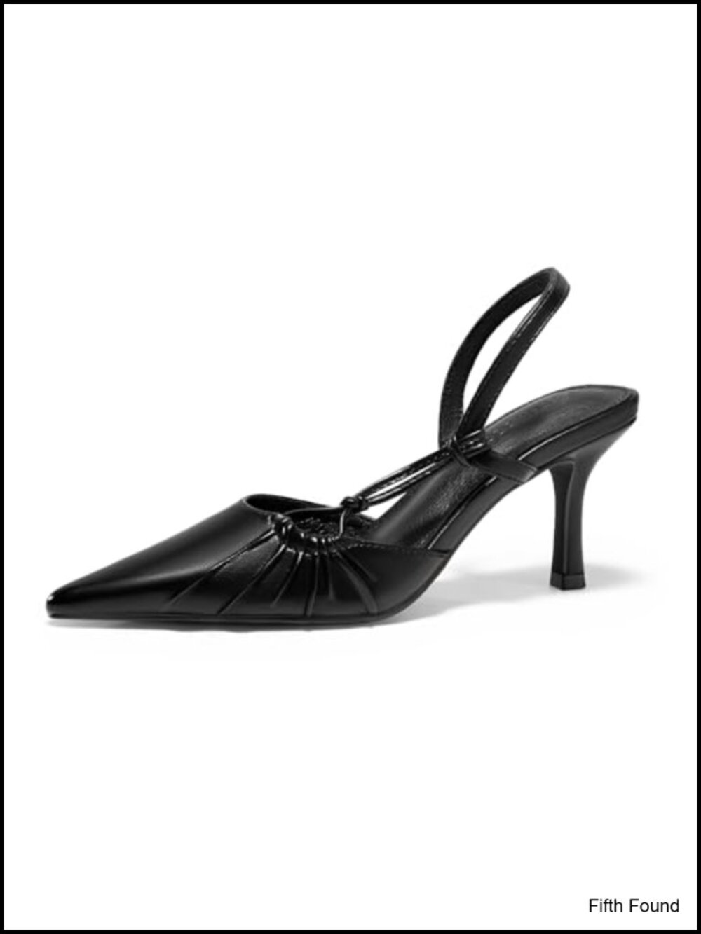 Slingback Kitten Heels Pointed Toe Pumps D'Orsay Wedding Dress Shoes